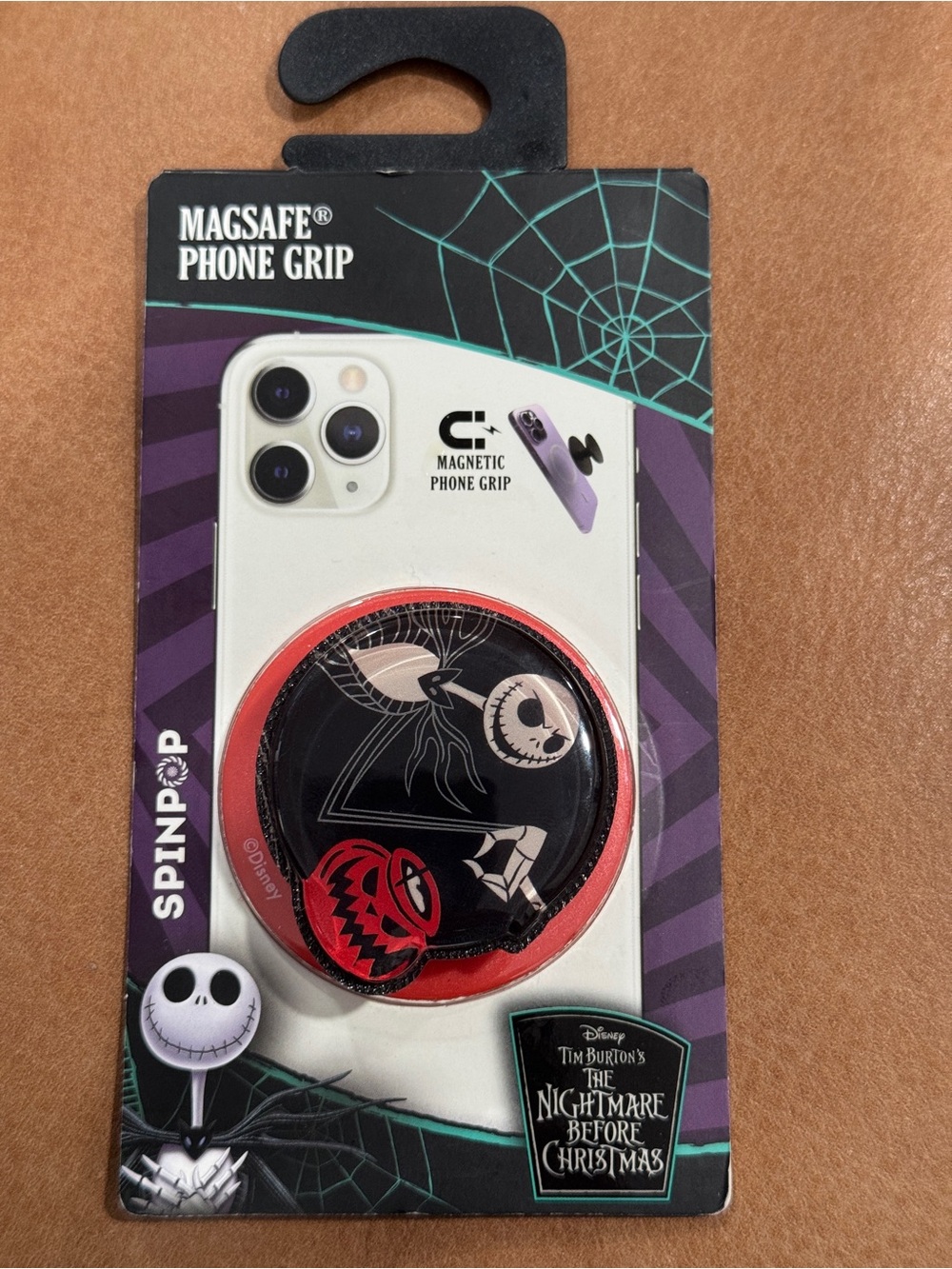 Disney Jack Skellington MagSafe Phone Grip by SpinPop – Nightmare Before Christm